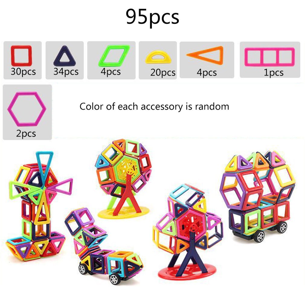 Magnetic building block toys