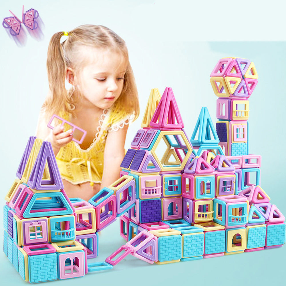 Magnetic building block toys