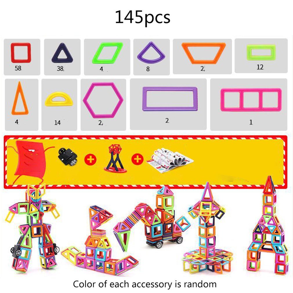 Magnetic building block toys